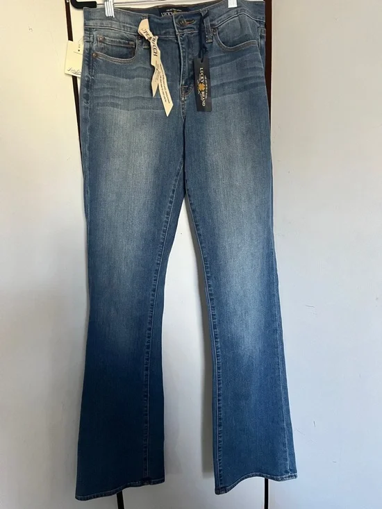 Lucky Brand Women's Medium Blue Flare Jeans - Picture 1 of 7